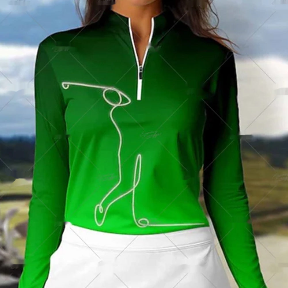 Golf Long Sleeve Quick-drying Breathable Cooldry Tennis Top