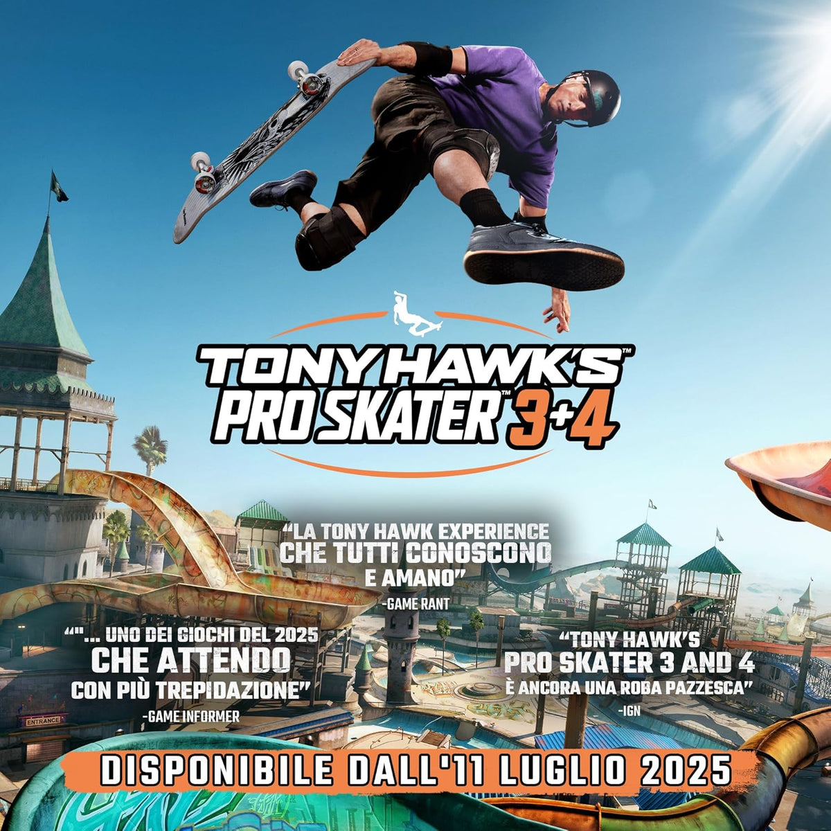 Tony Hawk S Pro Skater 3+4 PS4 Gioco Playstation 4 Eu Ita Nuovo Sigillato