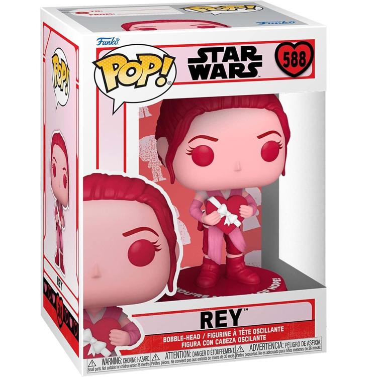 Funko Pop! Star Wars (588) Rey S. Valentines Vinyl Figure 9Cm Statuetta Statua