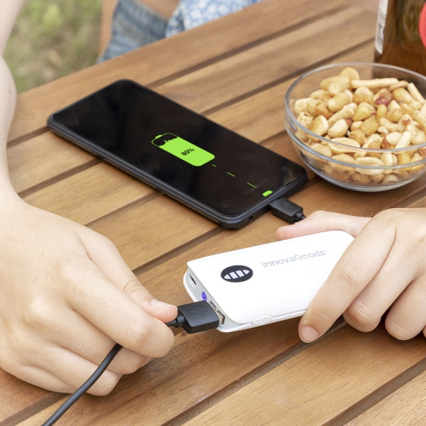 Cintura per Massaggio e Calore Senza Fili con Powerbank Beldisse InnovaGoods