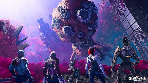 Marvel's Guardians Of The Galaxy Cosmic Deluxe Edition PS4 Italian Video Game