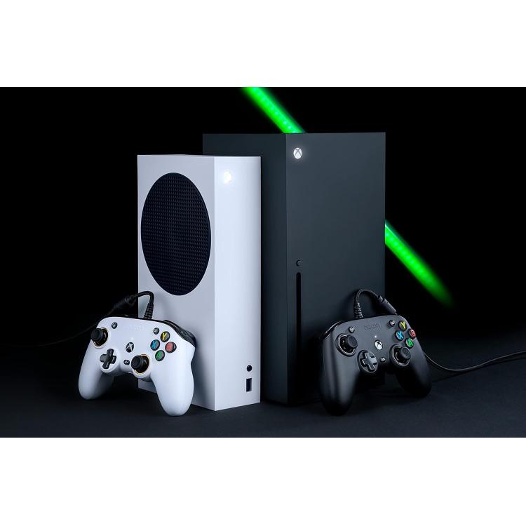 Nacon Pro Compact Controller Xbox Serie X|S One Pc Programmabile Sound (Bianco)