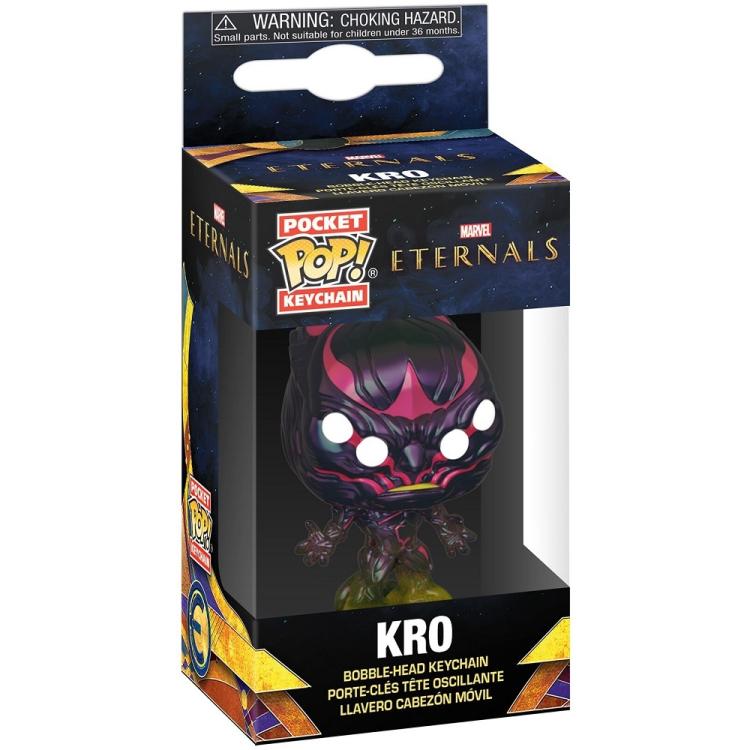 Funko Pop! Keychain Marvel - The Eternals (Kro) Portachiavi Serie Disney Plus