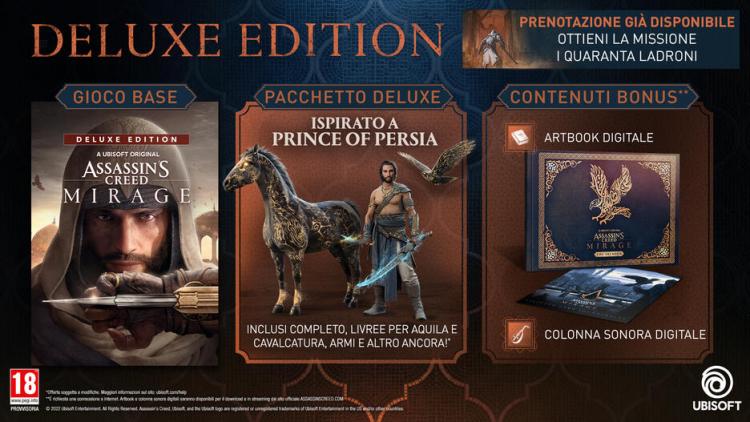 ASSASSIN'S CREED MIRAGE XBOX ONE E SERIE X GIOCO ITALIANO SIGILLATO VIDEOGAME