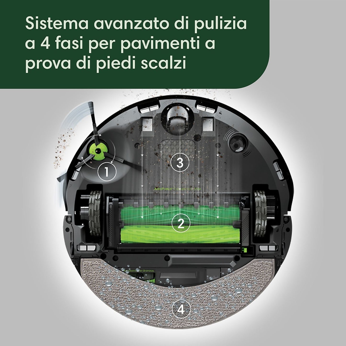 irobot roomba combo 10 MAX aspirapolvere robot, 33 W
