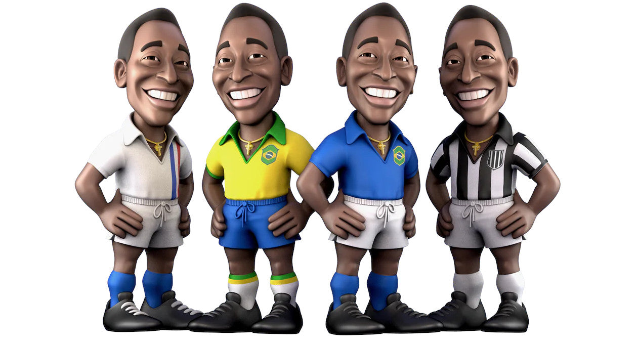 Minix Pele' (Brazil Kit 2) Football Legends (110C) Figure Statuetta Statua 12Cm