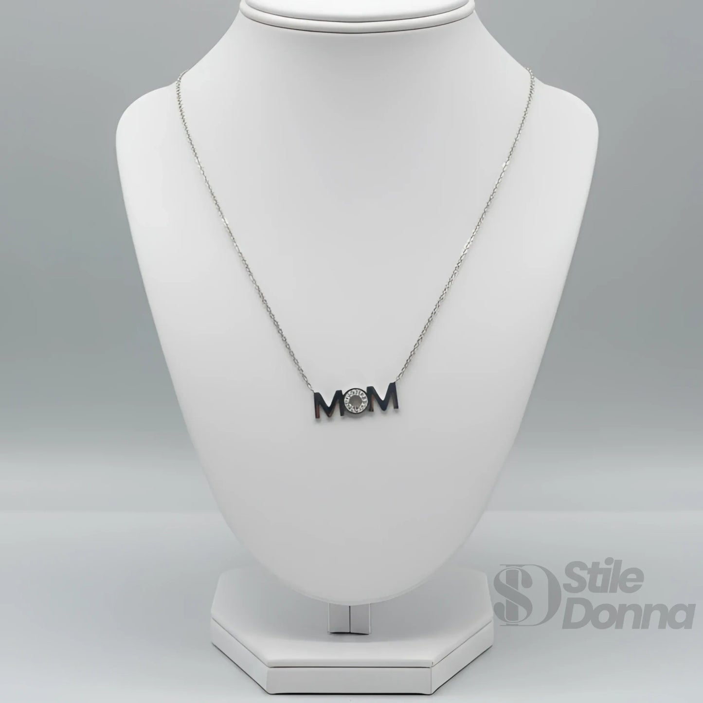 Collana Pendente MOM in Metallo Dorato