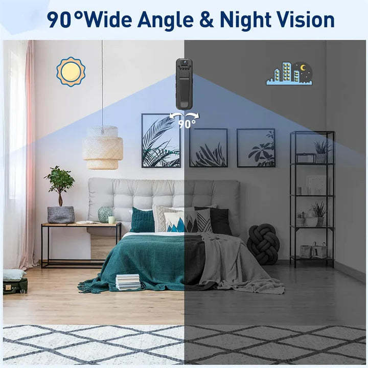 Portable mini digital camera with 1080p HD resolution