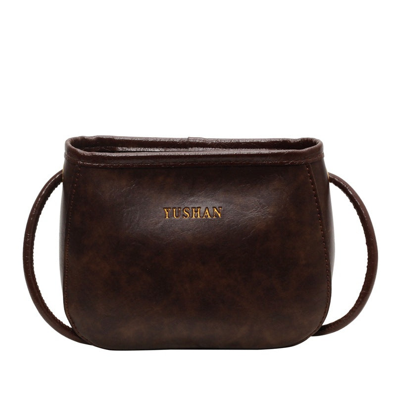 Women's Cross-body Bag Bucket Retro Design