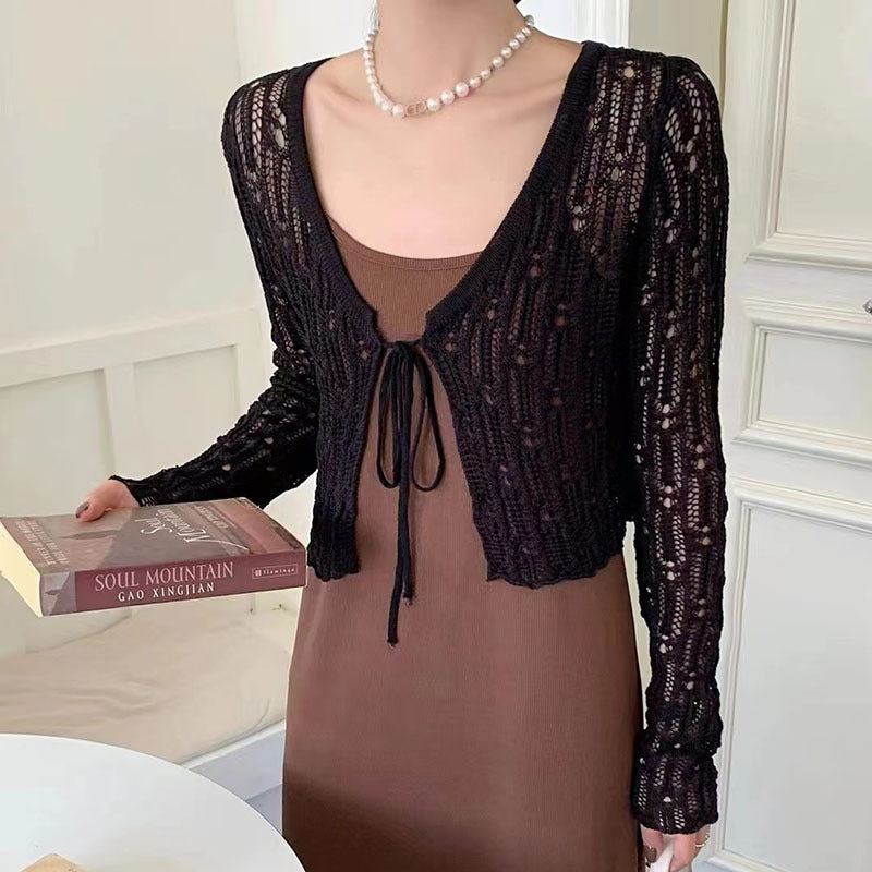 Long Sleeve Hollow Sun Protection Clothing Fashionable Stylish