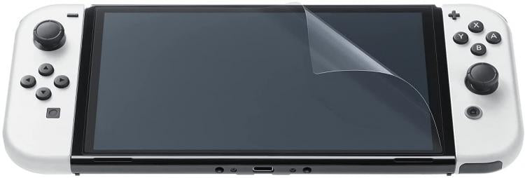 Nintendo Switch Oled Kit Custodia + Pellicola Protezione Accessori Cover Gaming