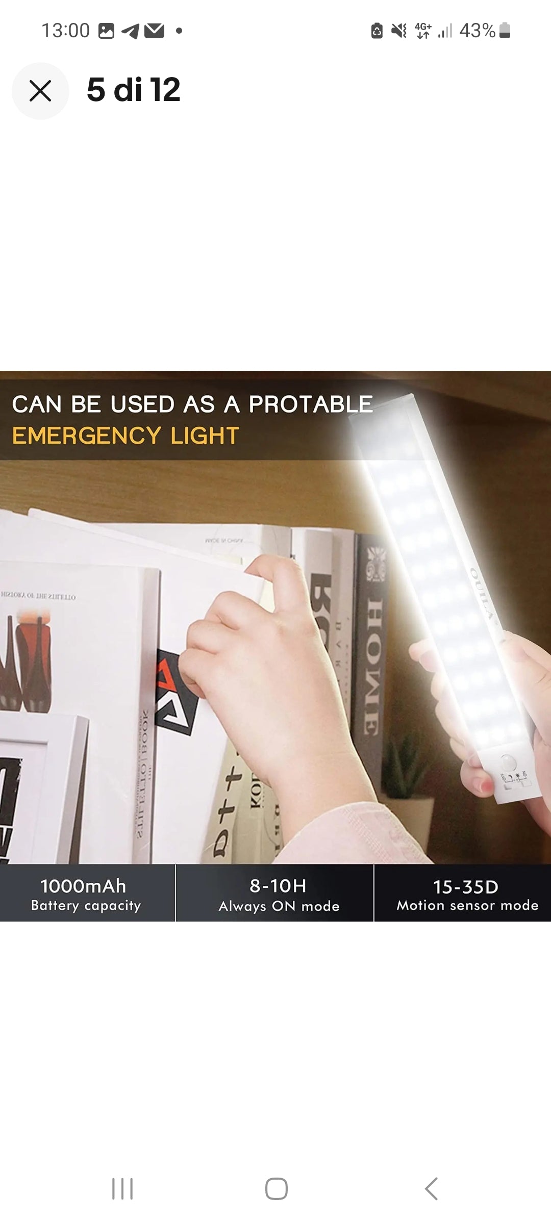 DUE Luci Led Multiuso
