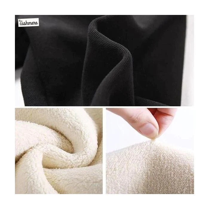 Leggins Imbottiti in cotone e velluto spesso con peluche all'interno Cashmere S M L XL