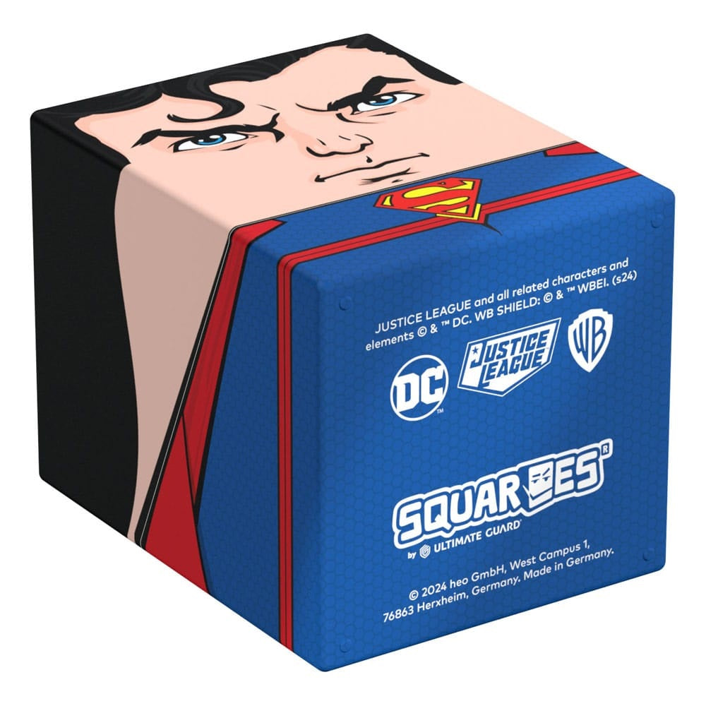Squaroes Justice League JL003 (Superman) Box Collezione Scatola Porta Mazzo Carte TCG