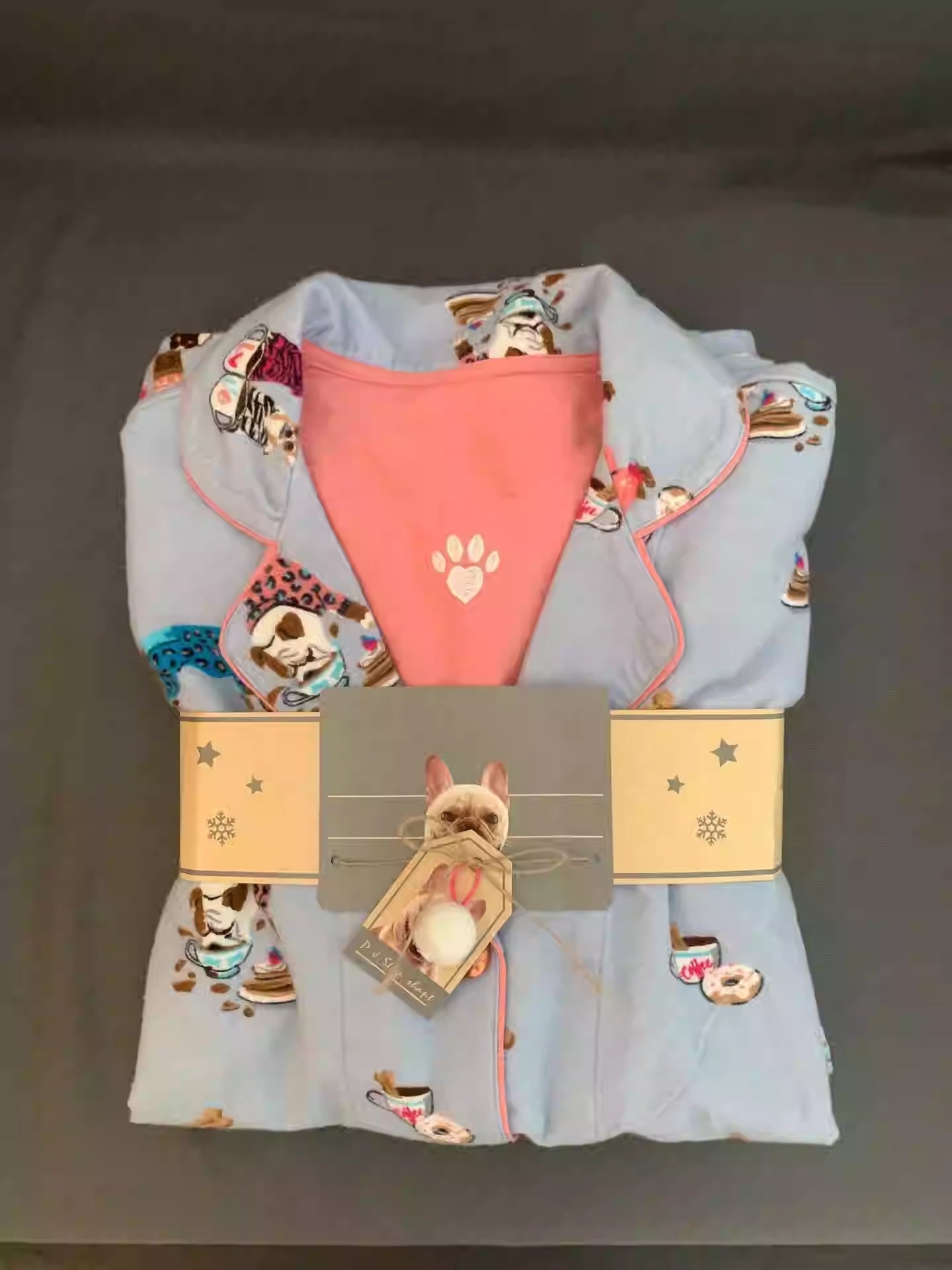 Women's Korean-style Cartoon Printed Pajamas