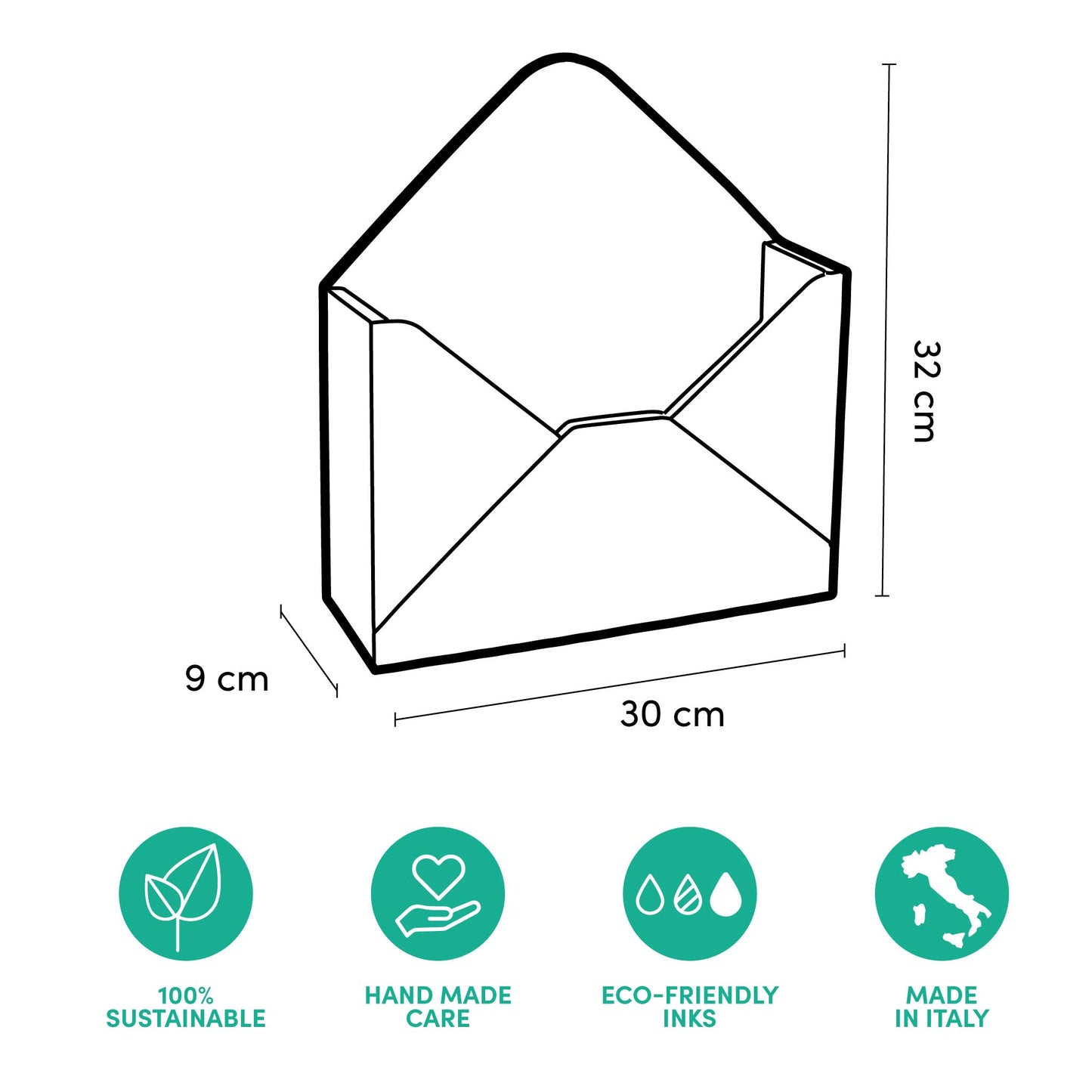 Cassetta Postale Babbo Natale in Cartone Ecologico