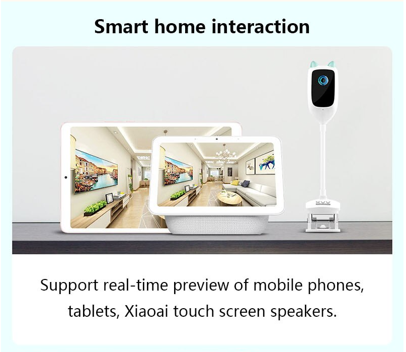 Baby Monitor Full HD Wifi con Visione Notturna Ad Infrarossi in Tempo Reale