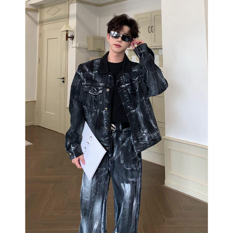 American Trendy Denim Set For Spring And Autumn Seasons