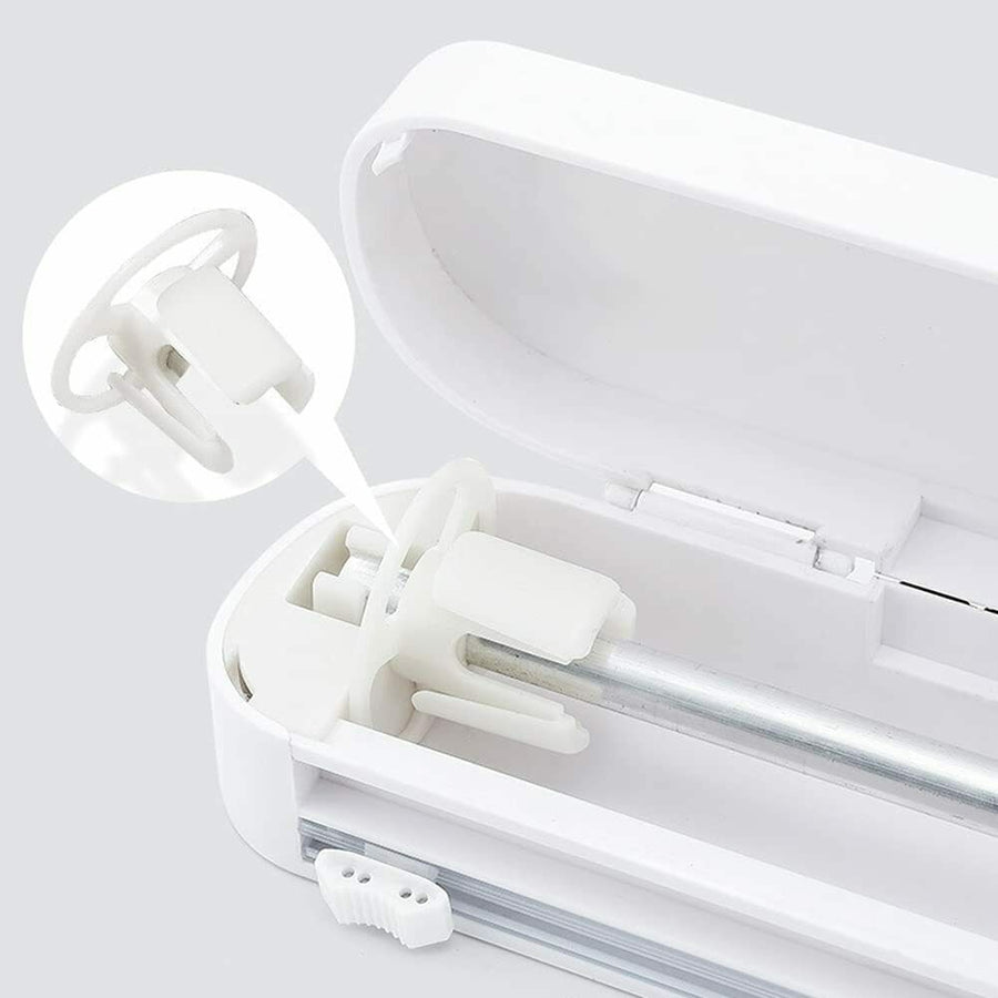 Dispenser taglierina da cucina porta rotolo pellicola alluminio per alimenti