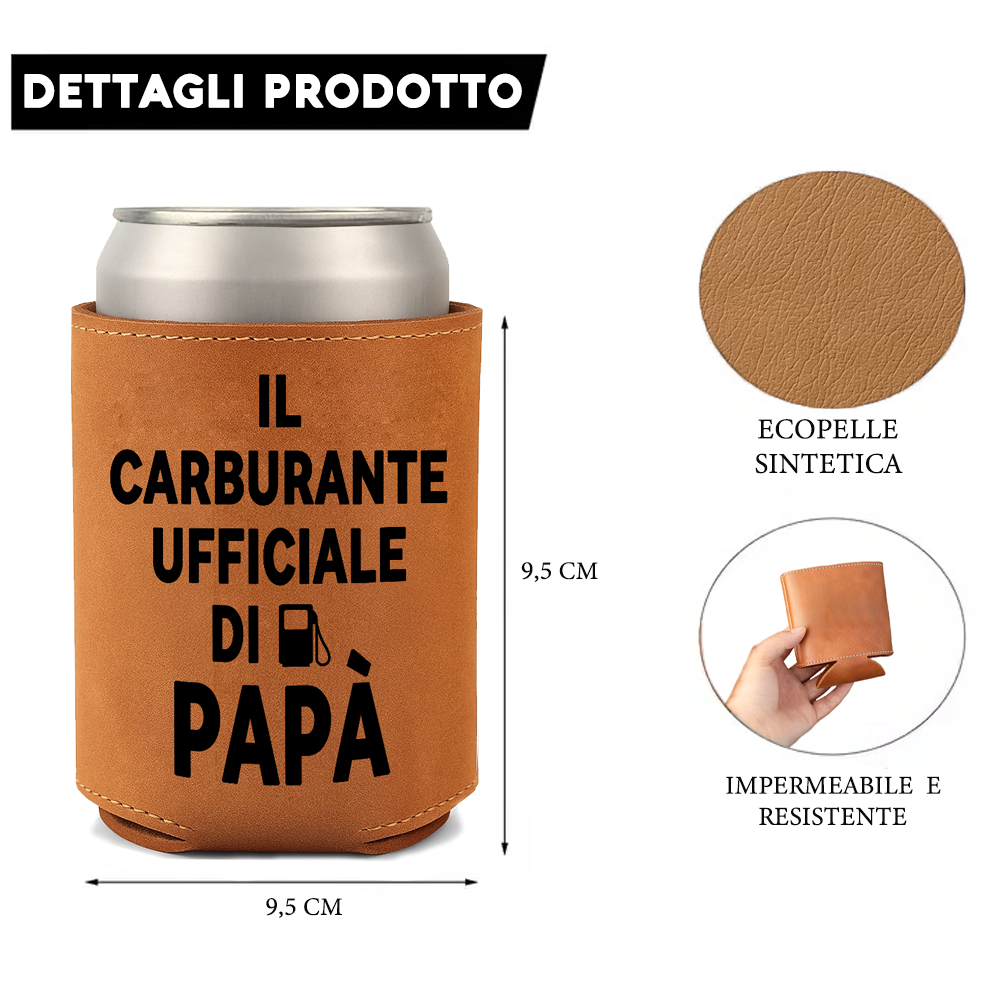 Raffredda Lattina Ecopelle Sintetica Marrone - Il Carburante Ufficiale di Papà