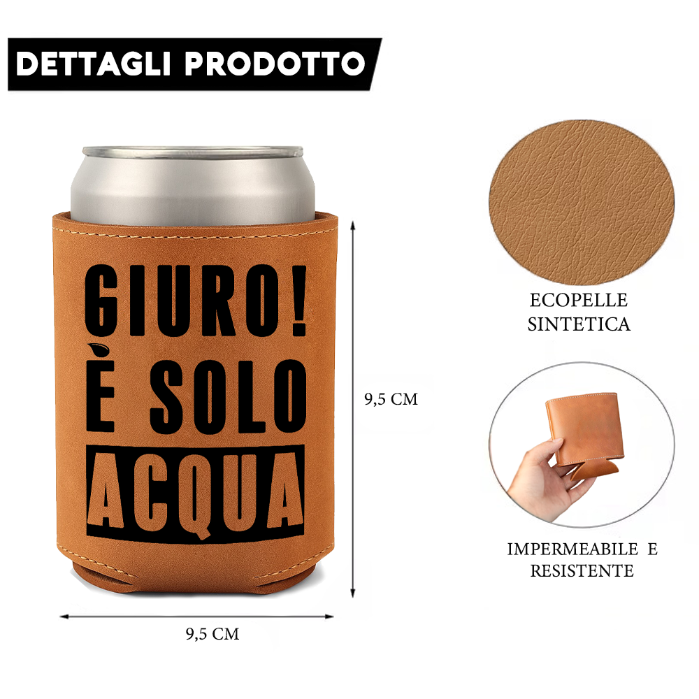 Raffredda Lattina Ecopelle Sintetica Marrone - Giuro! è solo Acqua