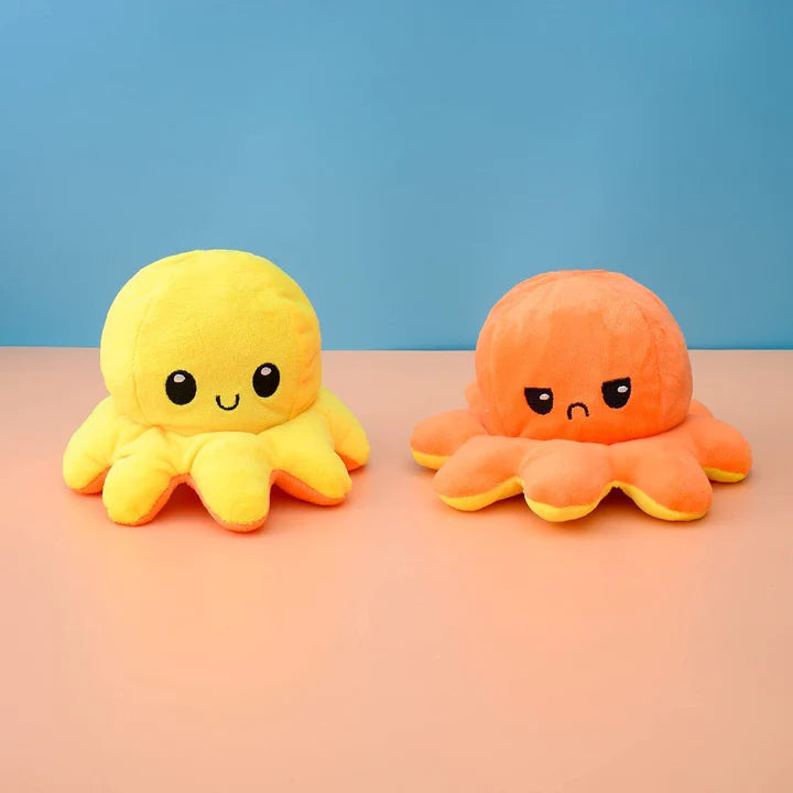 Peluche Polipo reversibile peluche polpo 30cm peluche reversibile con polpo gigante