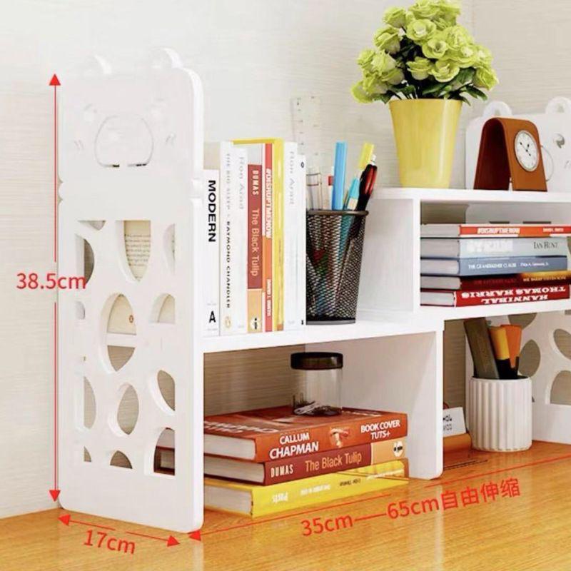 Scaffale per libri da scrivania flessibile