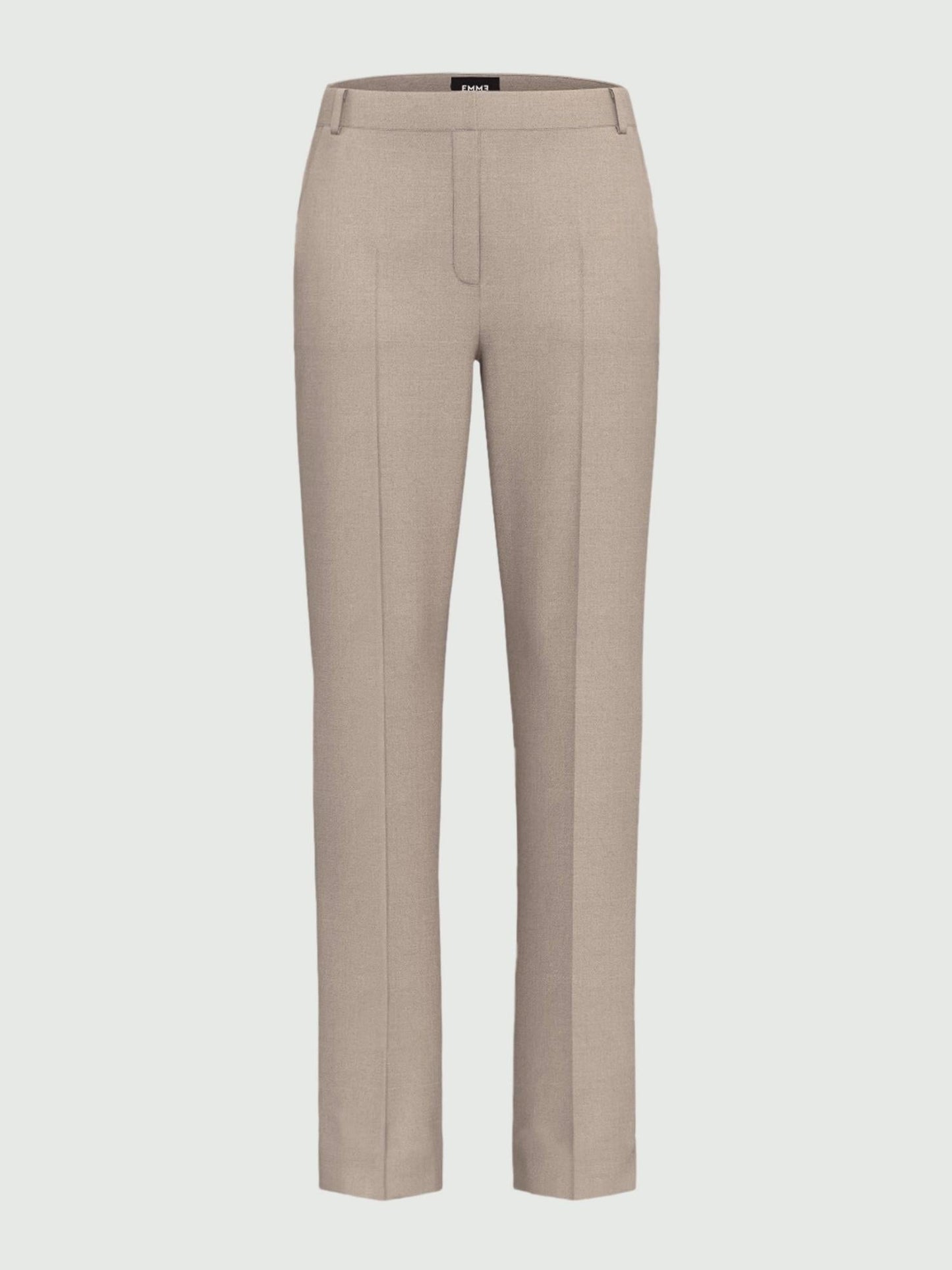 Emme Marella Pantalone slim fit in flanella Donna Calcio Sabbia