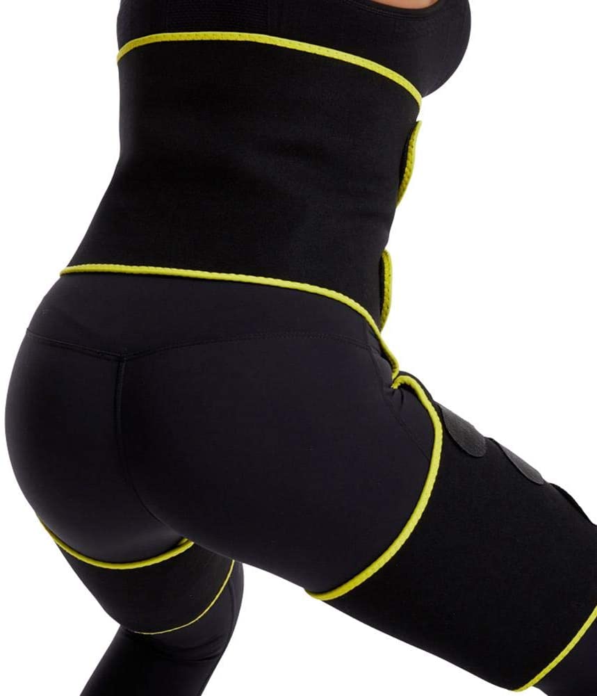 Allenatore di Fascia per Il Sudore del Corpo - Rifiniture per Coscia Corsetto Butt Lifter Shapewear e Fianchi Cintura Cintura Regolabile in Vita Monopezzo per Donna e Uomo