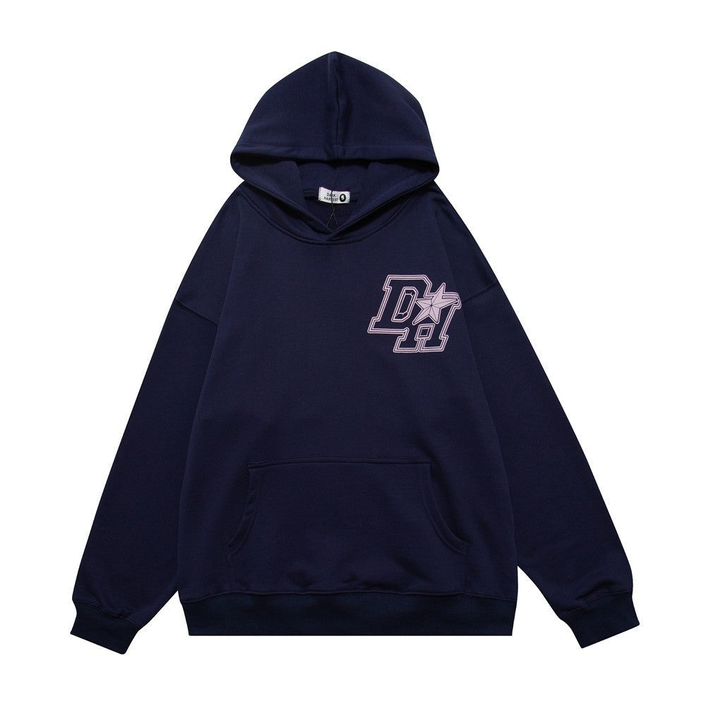 Fashion Letters Printed Hoodie Men