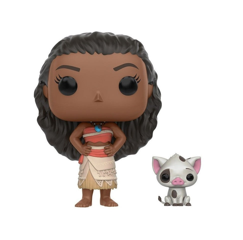 Funko Pop ! Disney Moana - Oceania (213) Moana & Pua Vinyl Figure 9Cm