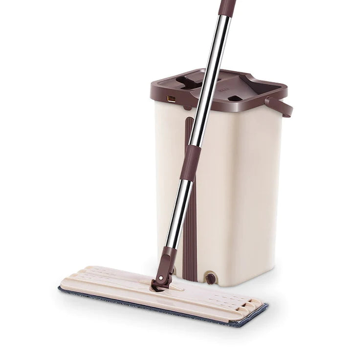 Mop original set di lavapavimenti e secchio a 2 camere autopulente e tessuto in microfibra per pulizia casa finestre doccia bagno battiscopa
