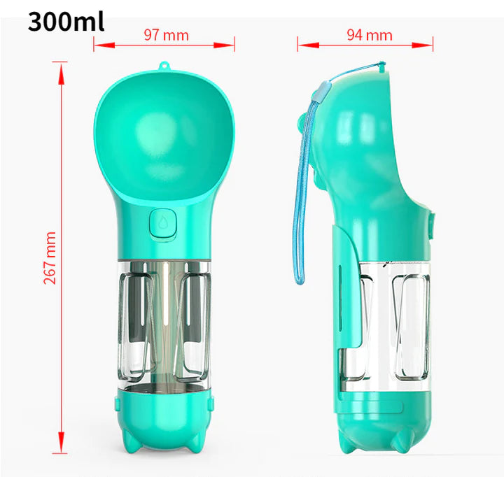 Tupperware 4 in 1 distributore di acqua + cibo + porta sacchetti