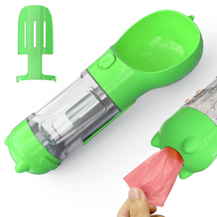 Tupperware 4 in 1 distributore di acqua + cibo + porta sacchetti