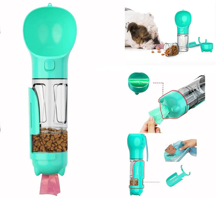 Tupperware 4 in 1 distributore di acqua + cibo + porta sacchetti