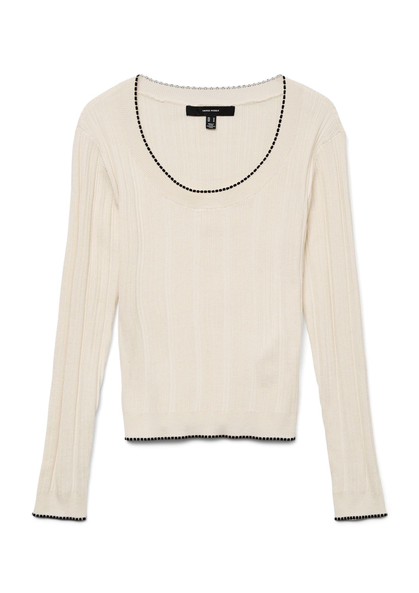 Vero Moda Pullover Donna Nina Bianco Panna