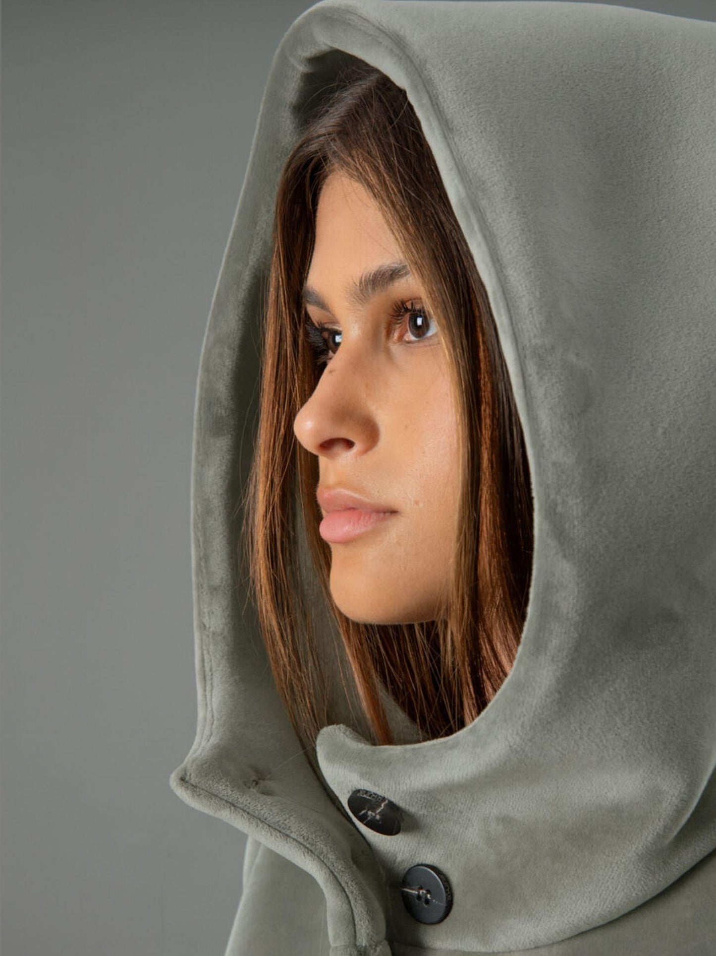 Rihunik Giacca Invernale Donna Verde