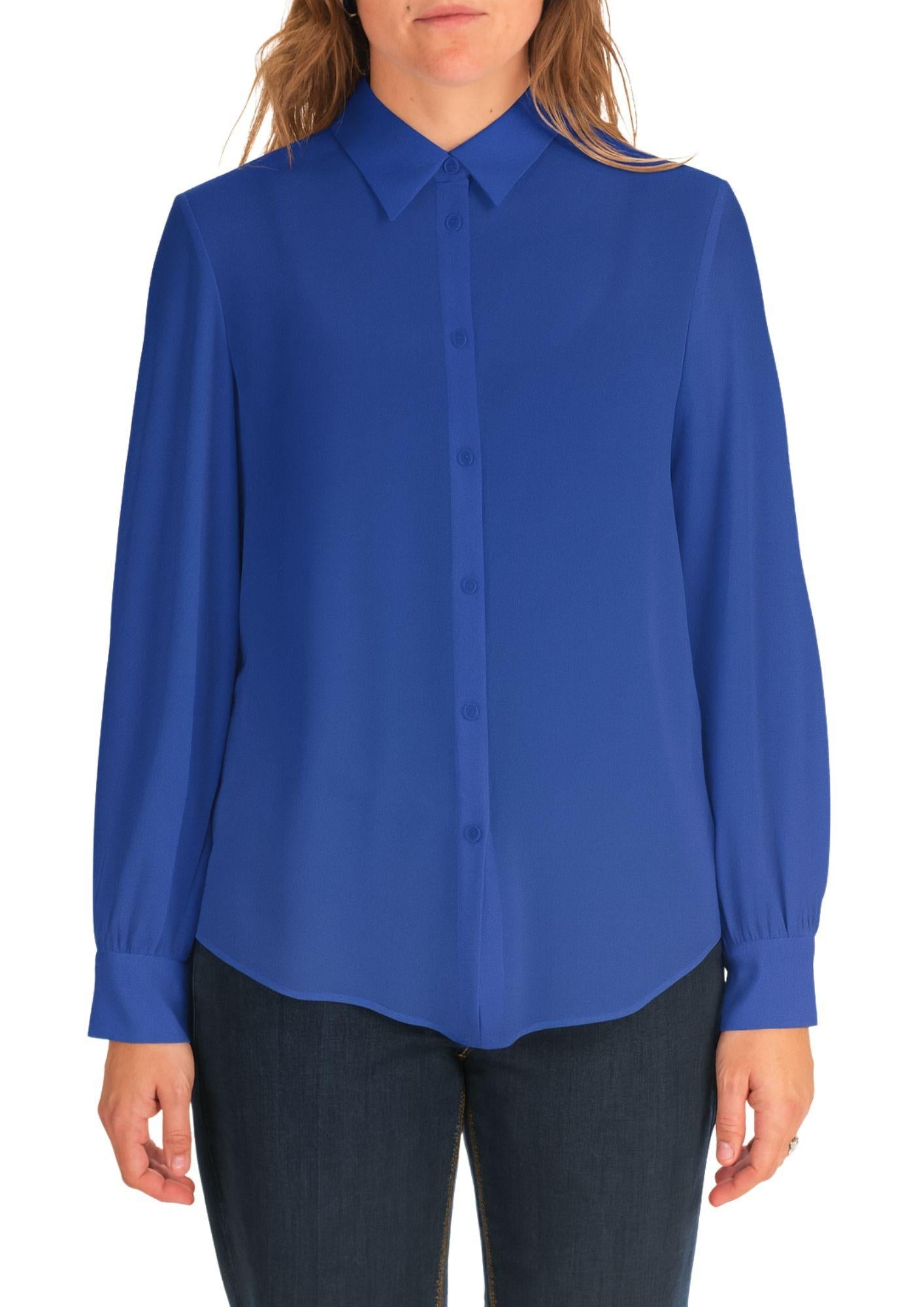 Diana Gallesi Camicia Donna Blu Royal