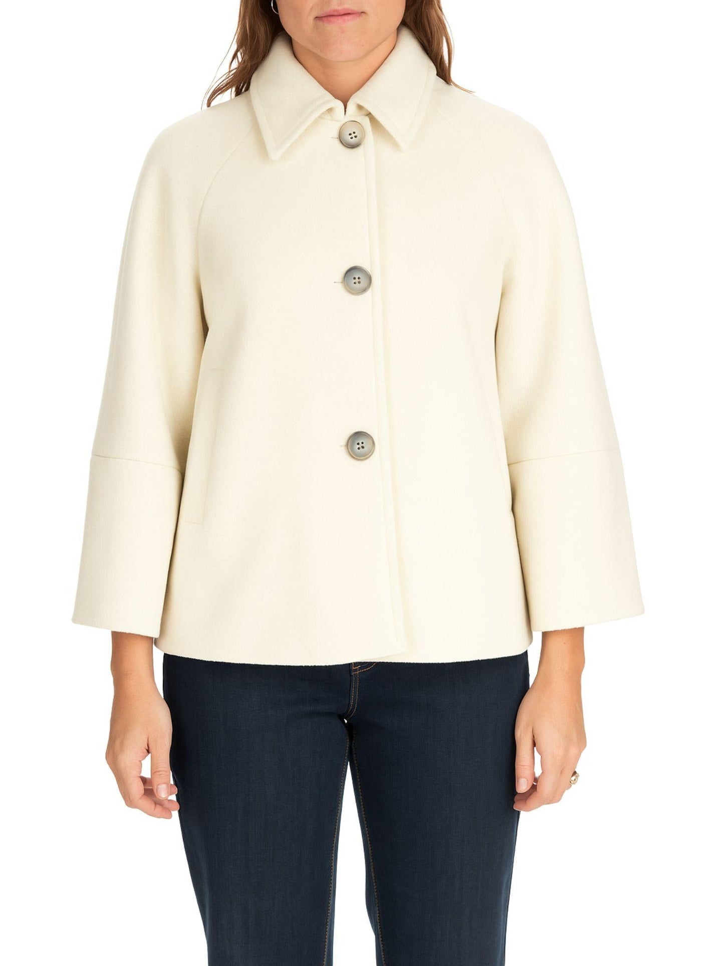 Diana Gallesi Giacca Donna Bianco Latte