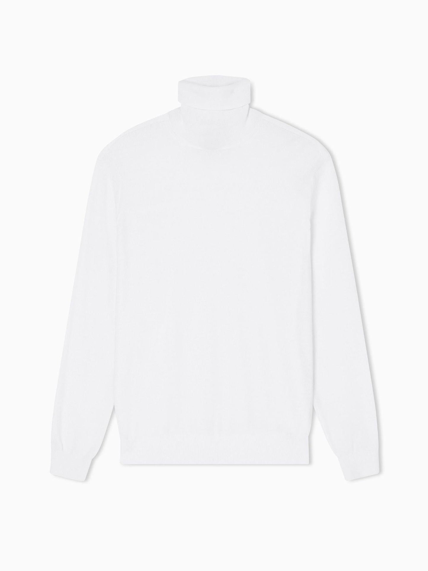 Armani Exchange Maglione dolcevita in misto lana Uomo Bianco