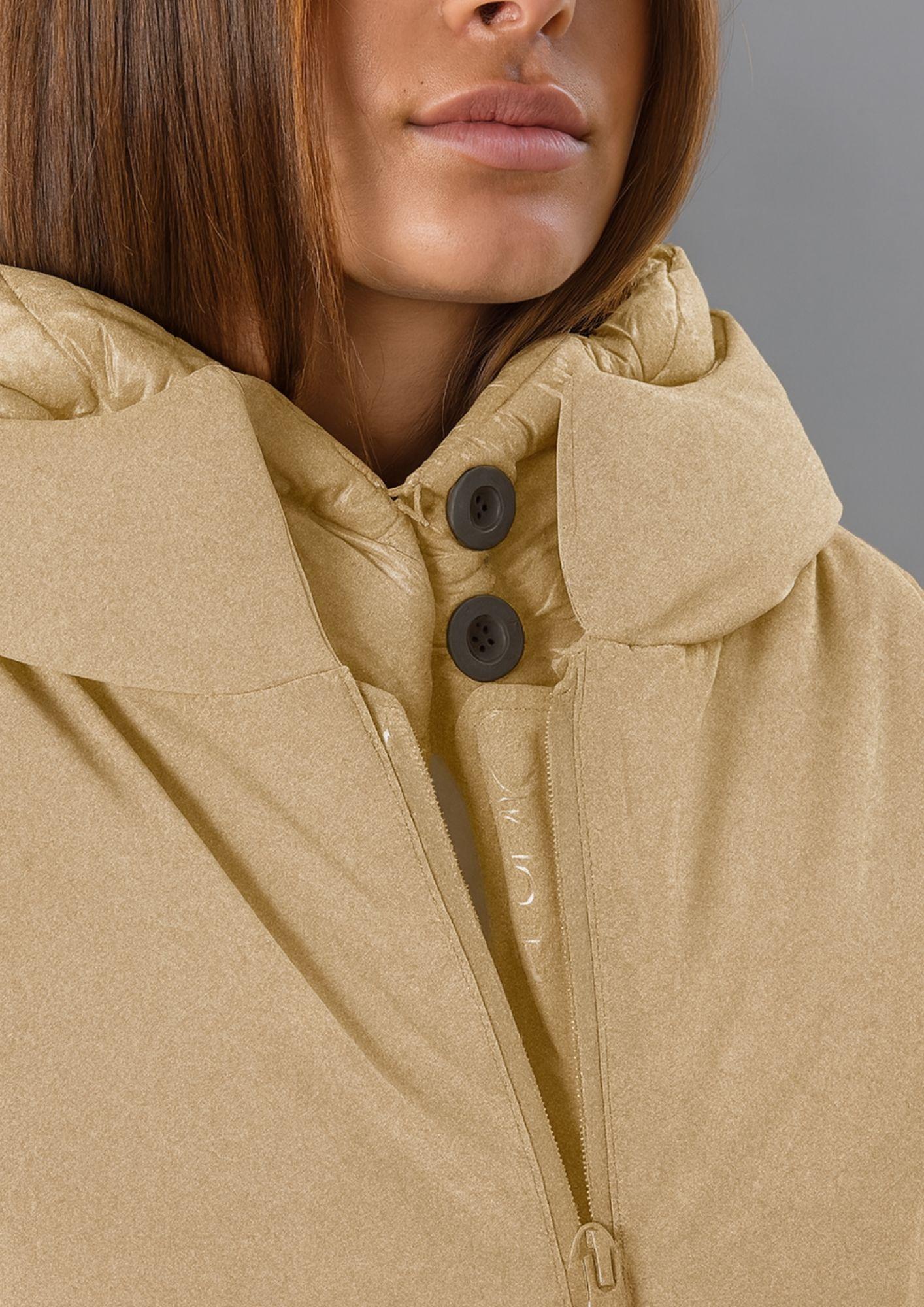 Rihunik Giacca Invernale Donna Tera Beige