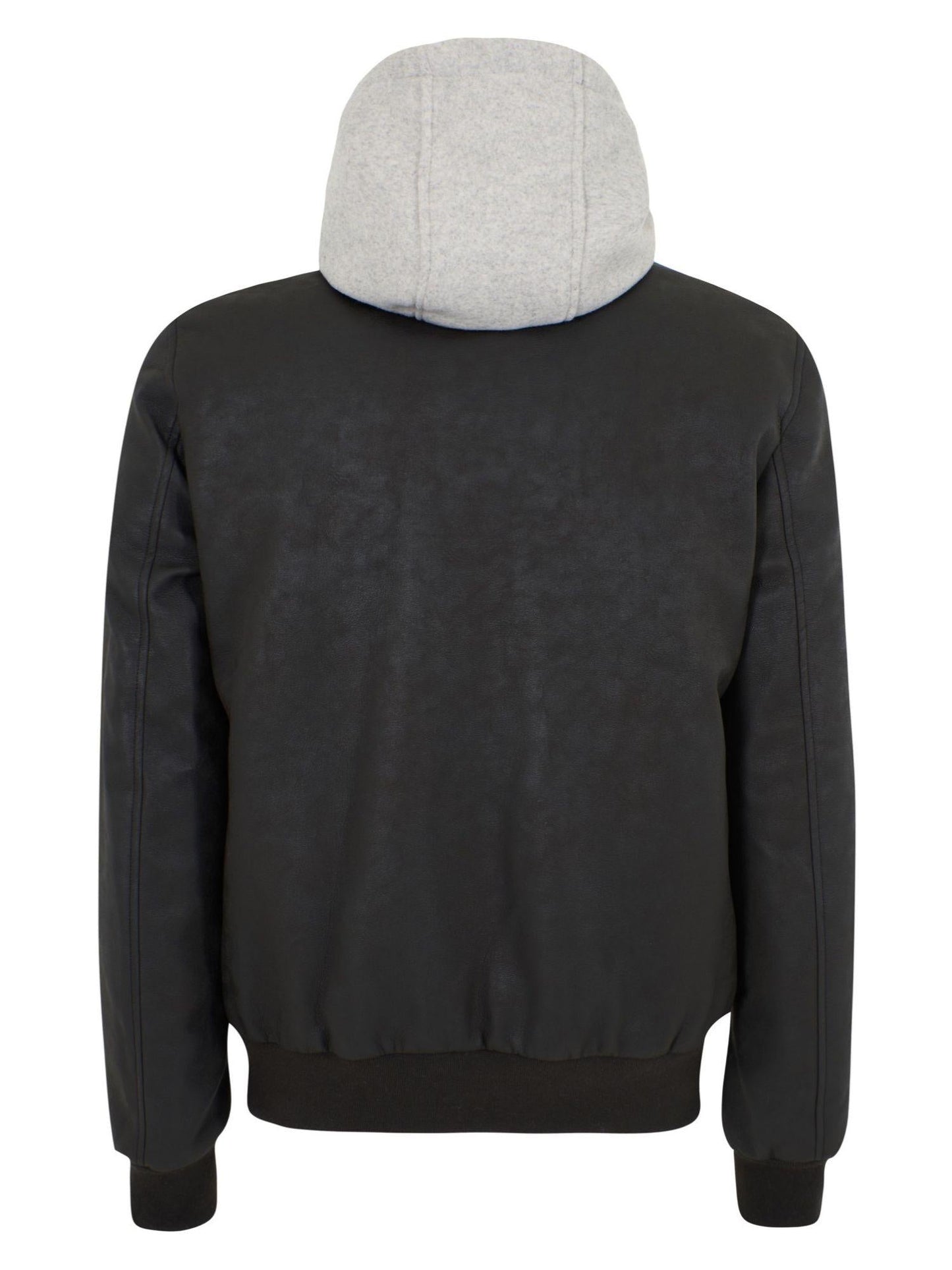 Yes Zee Giubbino Uomo Bomber Marrone Testa di Moro