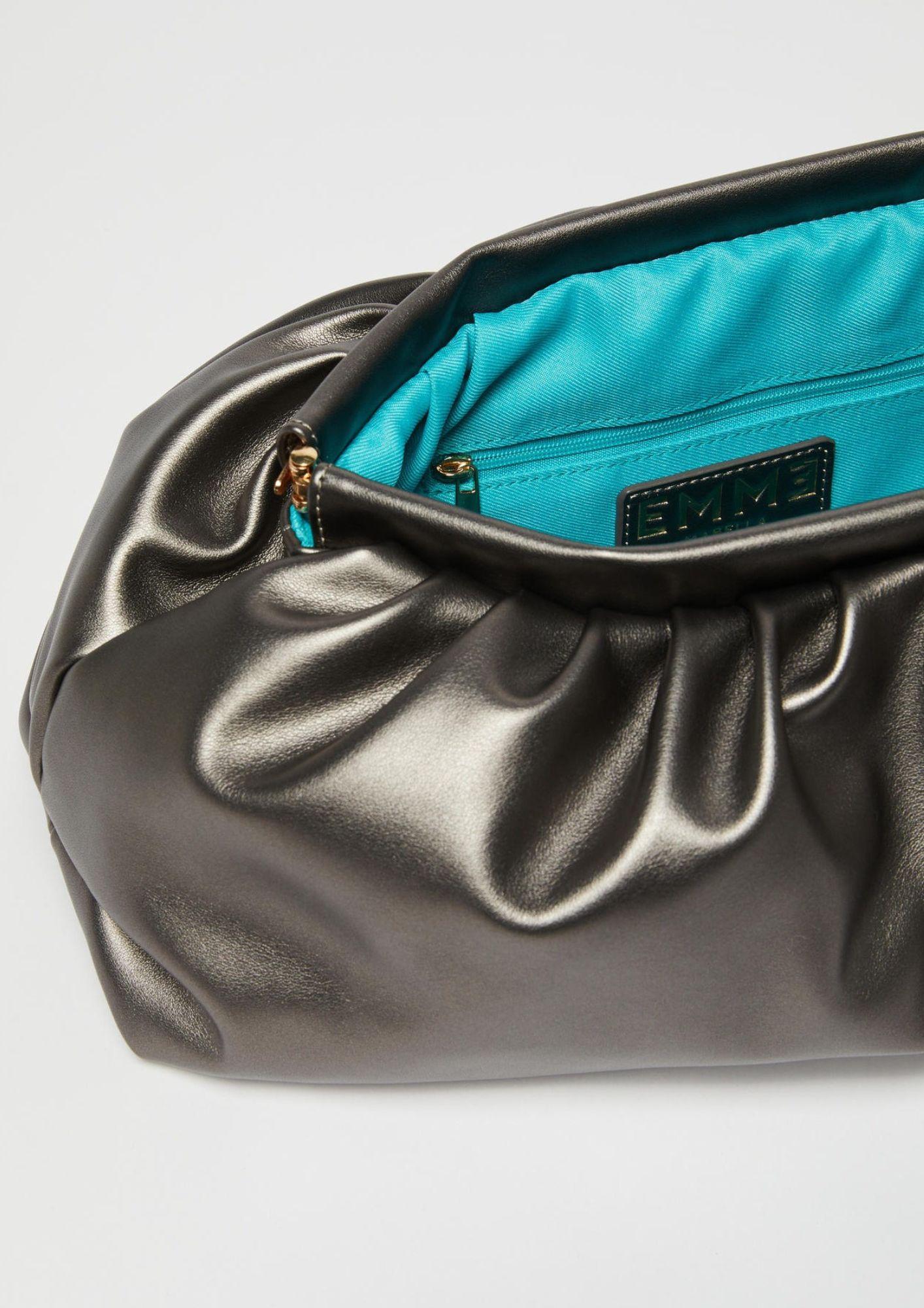 Emme Marella Pouch morbida Donna Gloria Argento