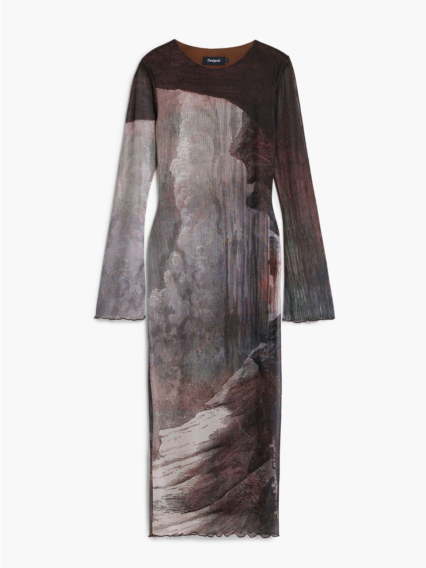 Desigual Vestito disegnato da Mr. Christian Lacroix Donna Marrone