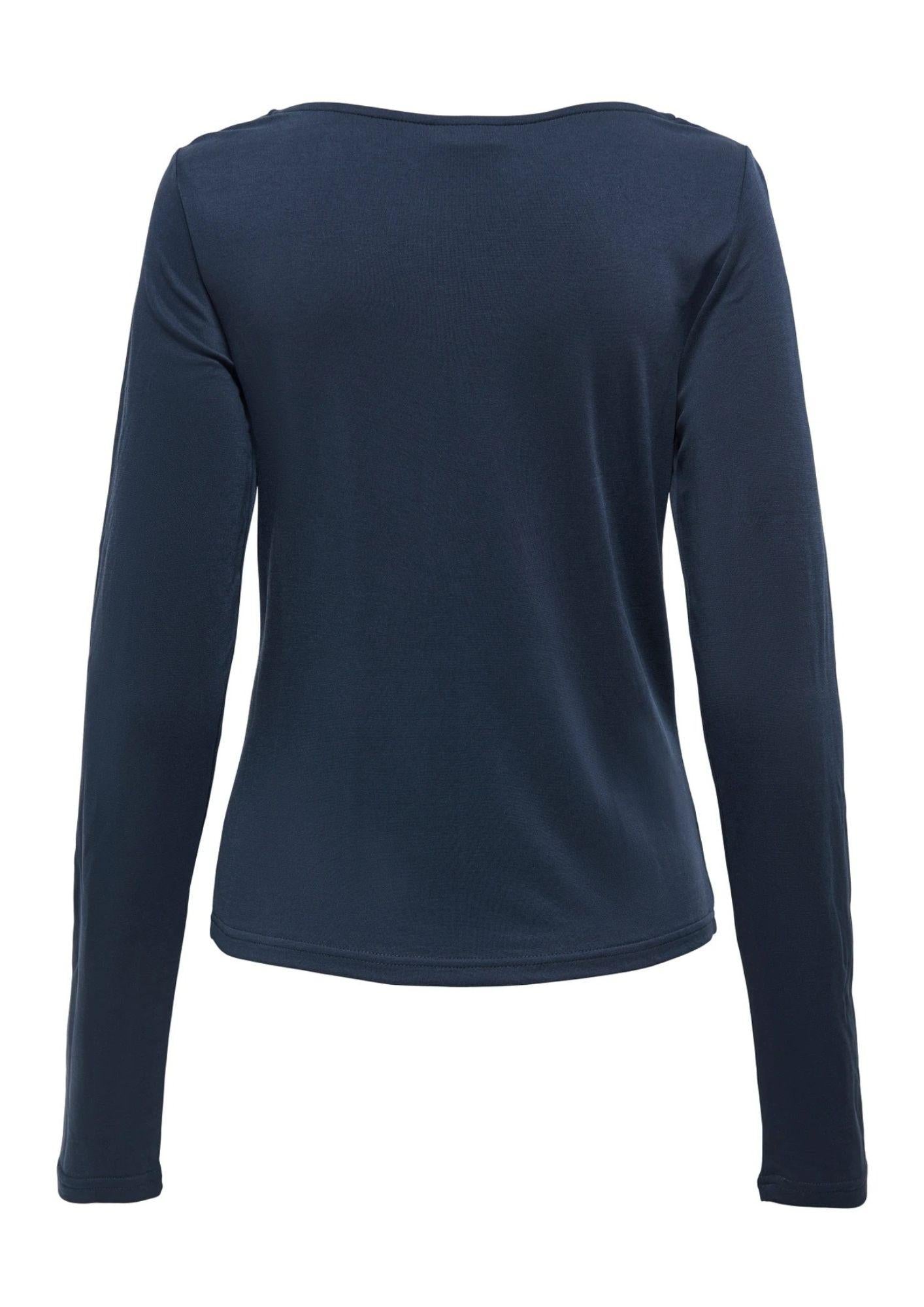 Jacqueline De Yong Maglia Donna Ester Blu