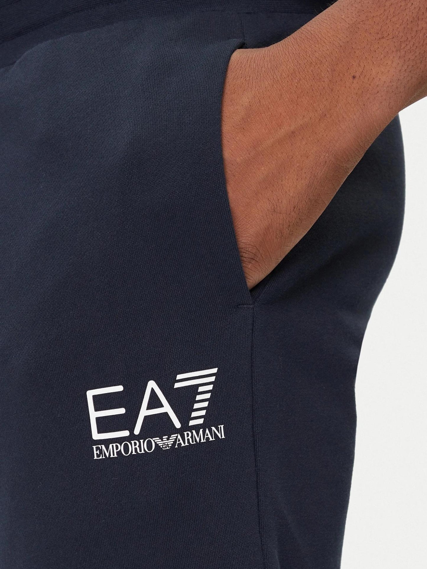 EA7 Emporio Armani Tuta Uomo con zip Blu Slim Fit