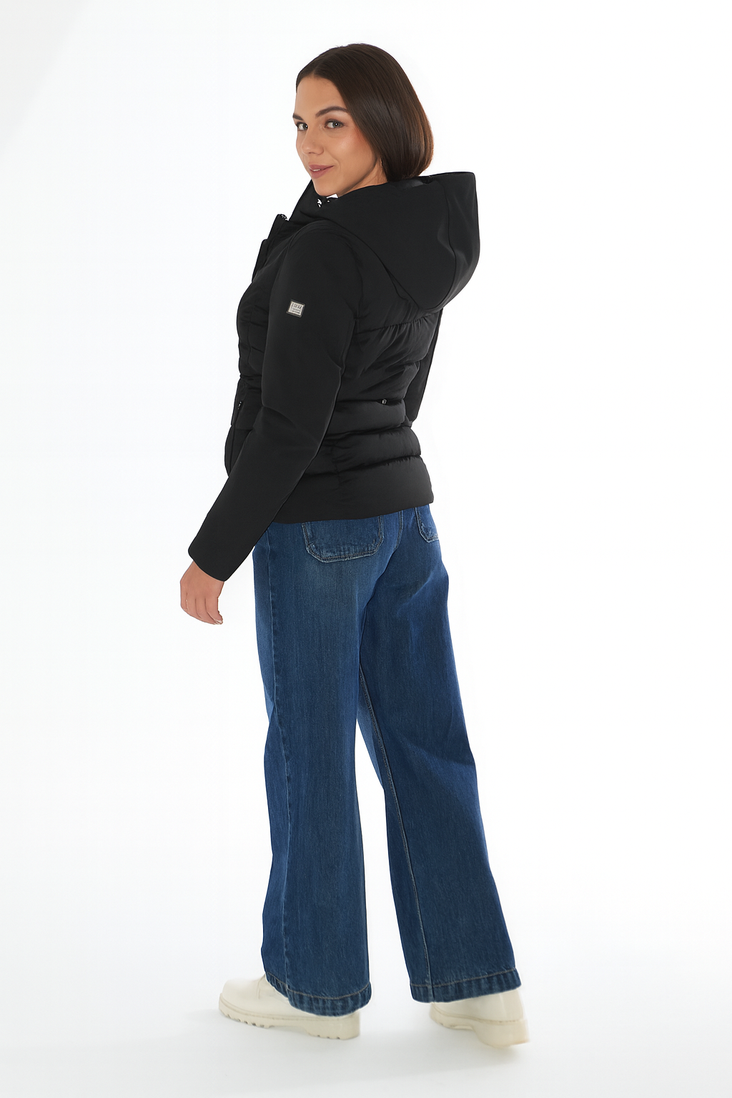 Yes Zee Giubbino Donna Nero