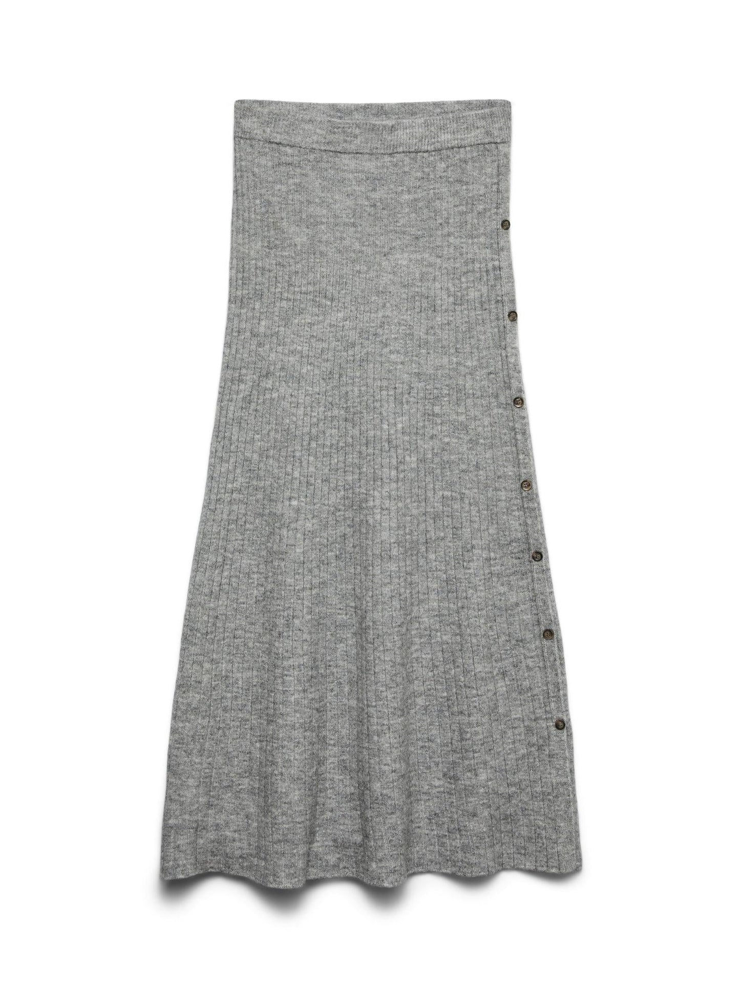 Vero Moda Gonna Midi Donna Sally Light Grey Melange