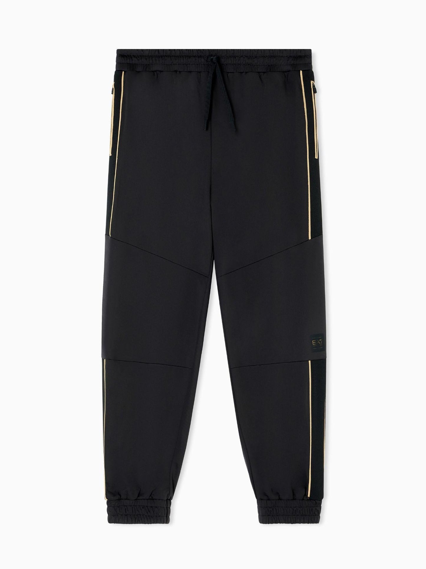 EA7 Emporio Armani Pantaloni Jogger Uomo Soccer In Tessuto Tecnico Nero