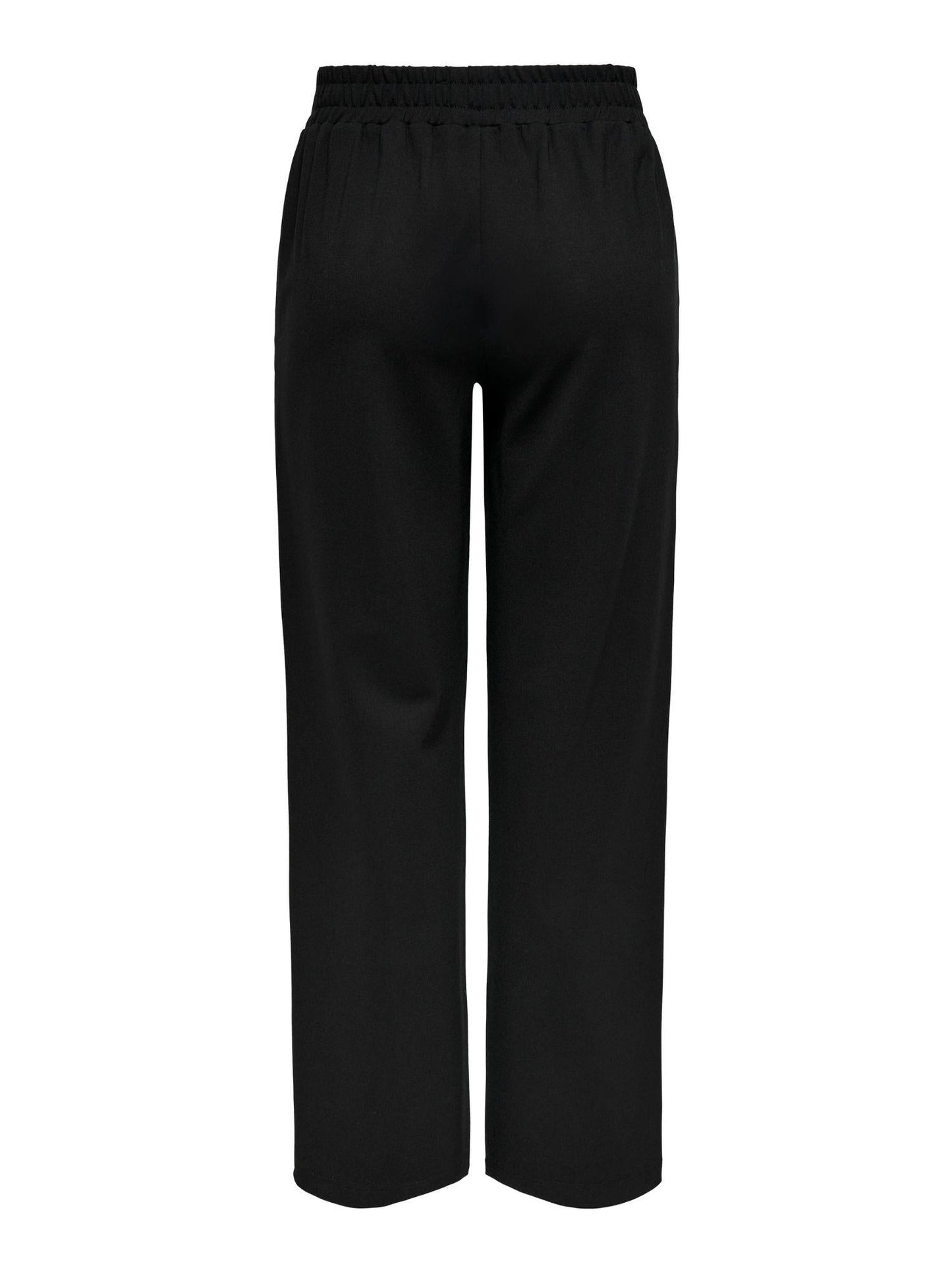 Only Pantaloni A Gamba Larga Donna Poptrash-Suki Loose Fit Nero